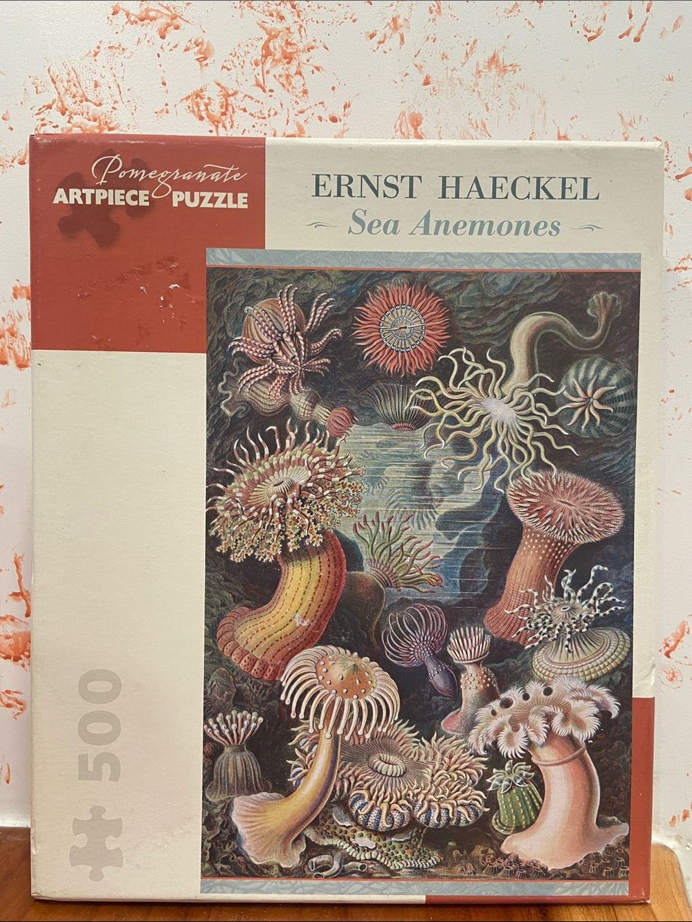 Pomegranate Ernst Haeckel Sea Anemones - 500 Piece Puzzle